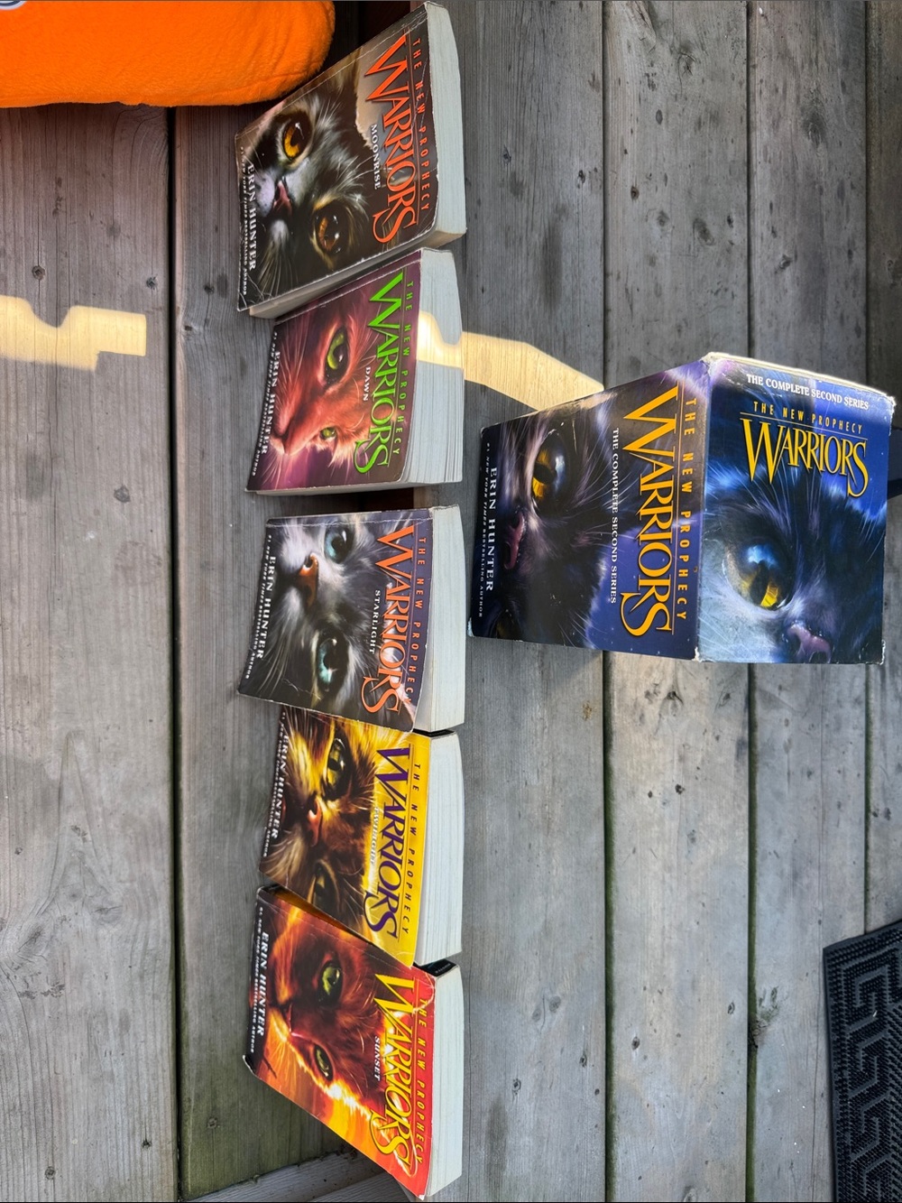 Hunter Warriors Paperback Set - Black, Blue, Orange, Yellow, Red, Green, Purple